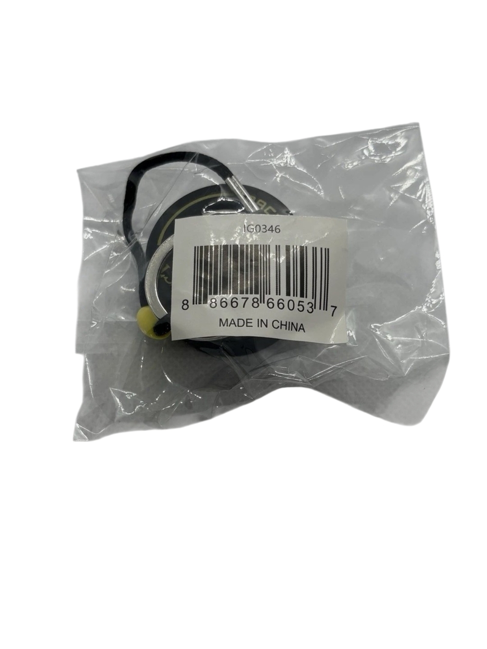 Invicta Black and Yellow Tire Keychain - Picture 3 of 3